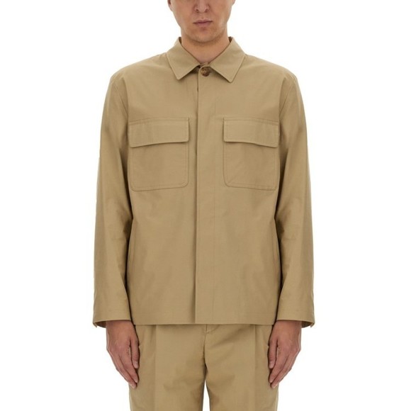 Lardini Structured Cotton-Blend Shirt Jacket - NWT